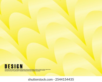 Abstract yellow color background. Dynamic shape composition. Yellow waves gradient cloud pattern. Yellow gradient background vector illustration.