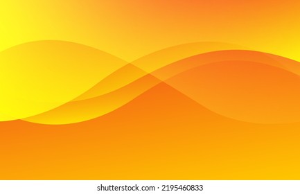 Abstract yellow color background. Liquid color background design. Fluid shapes composition. Eps10 vector