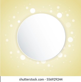 Abstract yellow color Circle background