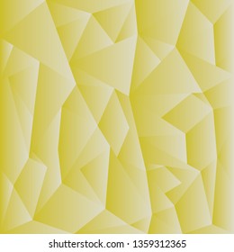Abstract yellow color pattern of geometric shapes, Geometric triangular background, vector