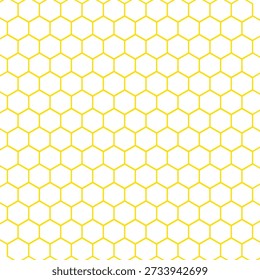 El patrón de panal de color amarillo abstracto se puede utilizar como fondo, tela textil, etc.