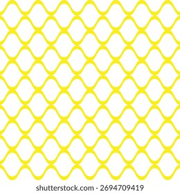 Modelo inconsútil amarillo abstracto de la correa de la onda del color.