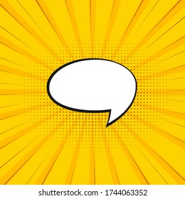 abstract yellow comic background free vector