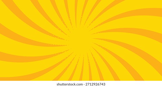 Abstractas fondo de cómic amarillo. estelada amarilla con semitono. fondo de manga de estelada. espiral, remolino, rayos de cómic