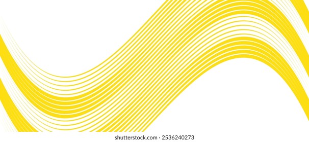 abstract yellow corner thin line flag pattern can be used background.