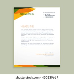 abstract yellow creative letter design