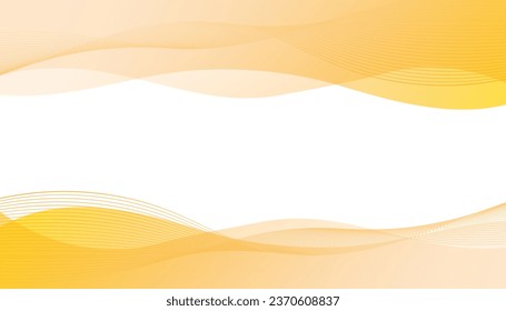 Abstract yellow curve background.  Dynamic shapes composition. Modern shape concept. Very useable for landing page, website, banner, poster, event, etc