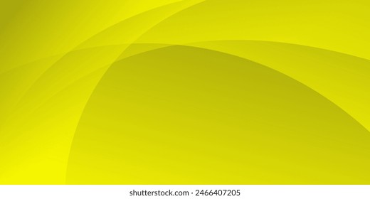 Abstract Yellow curve and black shadow color modern background for corporate concept, template, poster, brochure, website, flyer design. Vector illustration	
