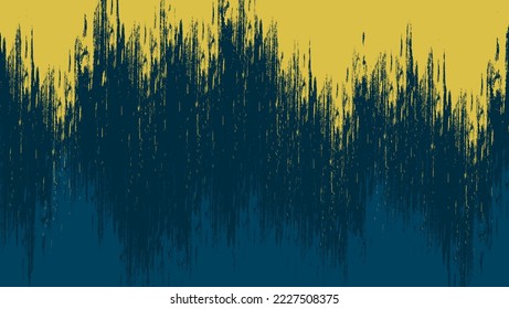 Abstract Yellow In Dark Grunge Rough Texture Design Background