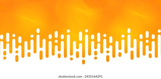 Diseño amarillo abstracto con degradado, rayas verticales redondeadas.