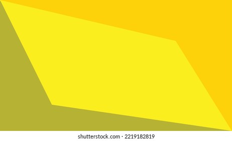 Abstract yellow design. Minimal creative background.