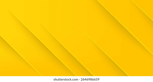 Abstract yellow diagonal layered background
