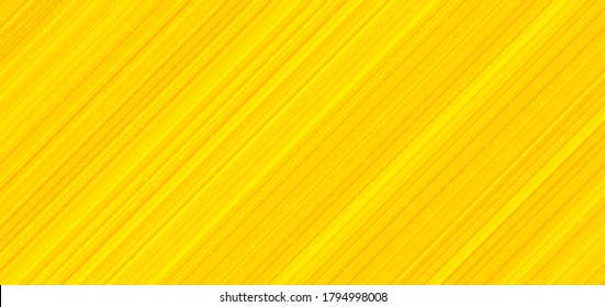 Abstract yellow diagonal striped lines with many dots background and texture. Vector illustration