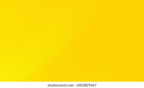 abstract yellow dot halftone background	