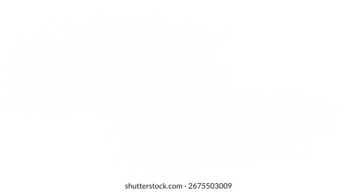 Fondo de onda punteada amarillo Abstractas en blanco