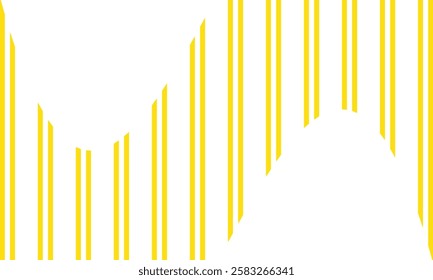 abstract yellow double line flag pattern art can be used background.