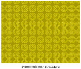Abstract yellow flowers background, Vector EPS 10.
