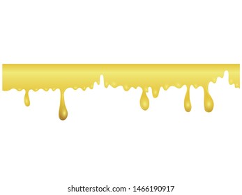 Abstract Yellow Flowing On White Background Stock Vector (royalty Free 