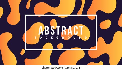 Abstract yellow fluid background design