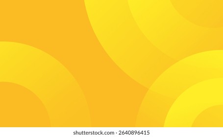 Abstract yellow fluid background. Dynamic sound wave. Design element. Vector illustration