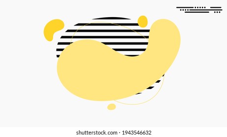 abstract yellow fluid background, vector background illustrator