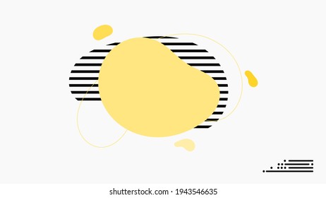 abstract yellow fluid background, vector background illustrator