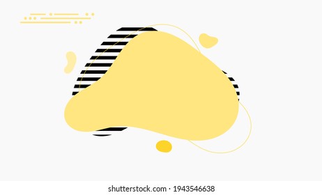 abstract yellow fluid background, vector background illustrator