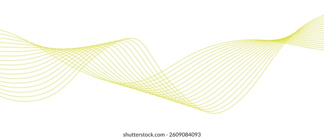 abstract yellow following wave background