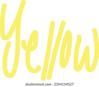 Abstract yellow font icon design on white background. Logo illustration for business purposes. Yellow logo. Yellow lettering silhouette icon banner. Elegant and modern minimalistic image