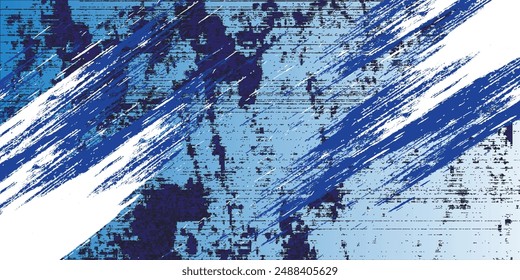 Abstract yellow frame on light background. Sports design in grunge style. Illustration for sports, athletics, training, exercise, etc.