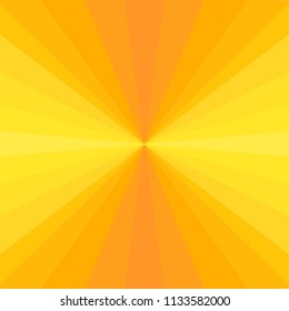 Abstract yellow futuristic and perspective background. Vector graphic pattern.