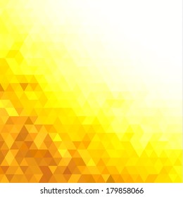 Abstract yellow geometric background