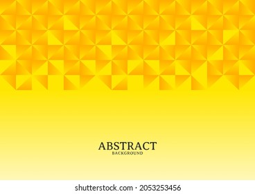 Abstract yellow geometric background concept, Geometric background design template