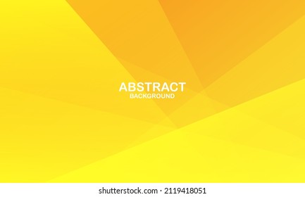 Abstract yellow geometric background. Dynamic shapes composition. Vector illustration