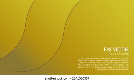 Abstract yellow geometric background. Dynamic shapes composition. Cool background design for posters. Vector illustration