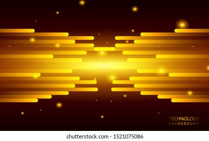 Abstract yellow geometric background with light. Soft gradient vector design template for use wallpaper, cover, poster, banner, corporate, advertising, flyer, presentation,
