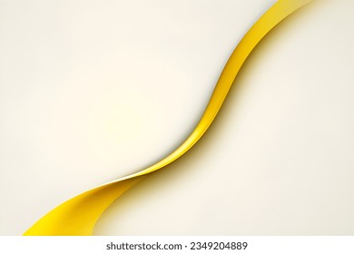 Resumen geométrico amarillo. Aislar sobre fondo blanco. Ilustración vectorial.