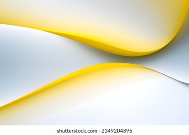 Resumen geométrico amarillo. Aislar sobre fondo blanco. Ilustración vectorial.