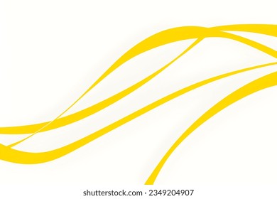 Resumen geométrico amarillo. Aislar sobre fondo blanco. Ilustración vectorial.