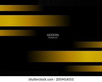Abstract yellow geometric transparent gradient lines illustration pattern background vector