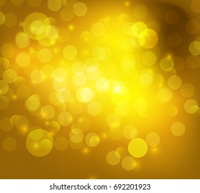 Abstract yellow glowing background