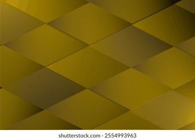 Abstract Yellow gold Geometric Pattern With Overlapping Diamond Shapes .