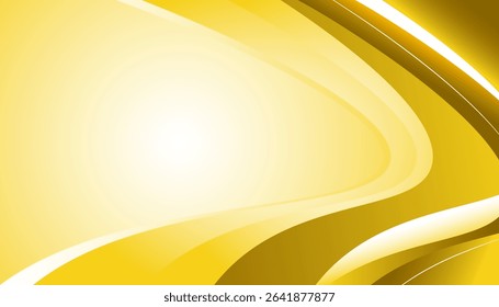 Abstract Yellow and Gold Gradient Background