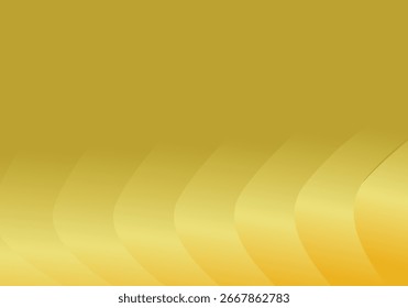 Abstrakte gelbe und goldene Farbverlauf-Hintergrund verfügt über dynamische fließende wellenförmige und gekrümmte Linien, perfekt für Cover, Damenprodukte, Poster, Banner, Flyer, Websites, etc.