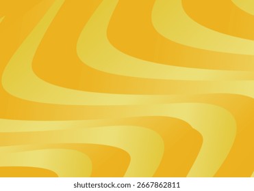 Abstrato fundo gradiente amarelo e ouro apresenta linhas onduladas e curvas de fluxo dinâmico, perfeito para capas, produtos femininos, cartazes, banners, folhetos, sites, etc.
