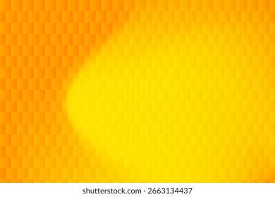 Abstrato amarelo, fundo de gradiente de pixel dourado, fundo de vidro pixelado brilhante. Elegante fluido de textura desfocada com luzes iridescentes de néon para apresentação, cartaz, exposição do produto