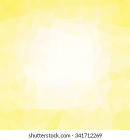 Abstract YELLOW GOLD Polygonal Mosaic Background, Creative Business Design Templates. Illustration Vector
