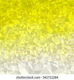 Abstract YELLOW GOLD Polygonal Mosaic Background, Creative Business Design Templates. Illustration Vector