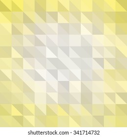 Abstract YELLOW GOLD Polygonal Mosaic Background, Creative Business Design Templates. Illustration Vector