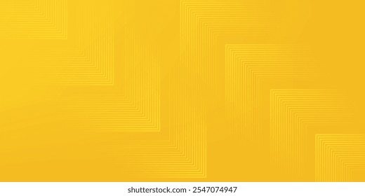 Fondo Abstractas de la capa de superposición de la forma de flecha de degradado amarillo con patrón de flecha y sombra. Elemento gráfico moderno. Traje para el cartel, folleto, Anuncio, negocio, cubierta, Web, volante. Ilustración vectorial